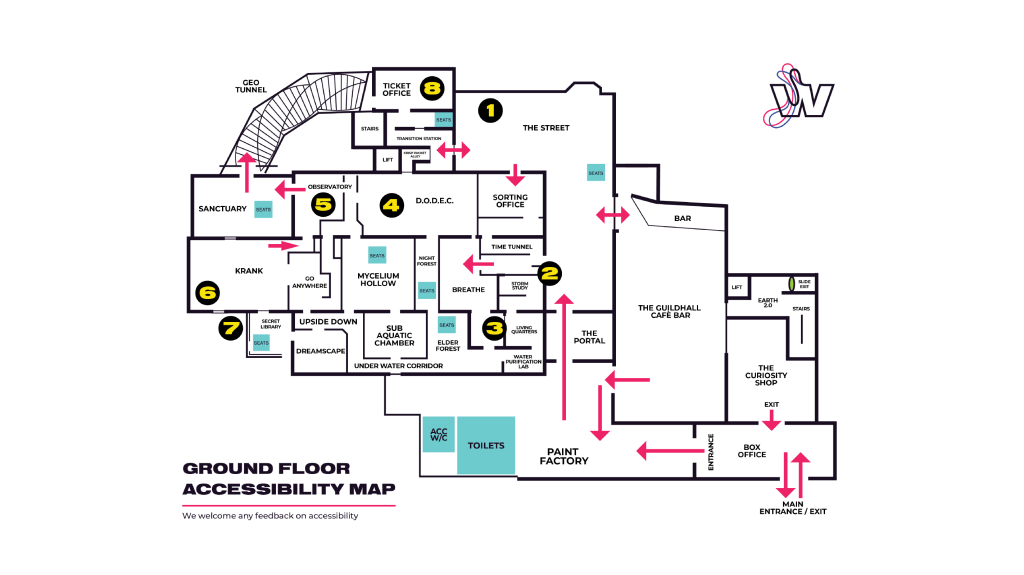 Wake The Tiger Accessibility&nbsp;Map